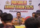 Polres Barru Catatkan Penurunan Angka Kejahatan dan Tingkatkan Penyelesaian Perkara