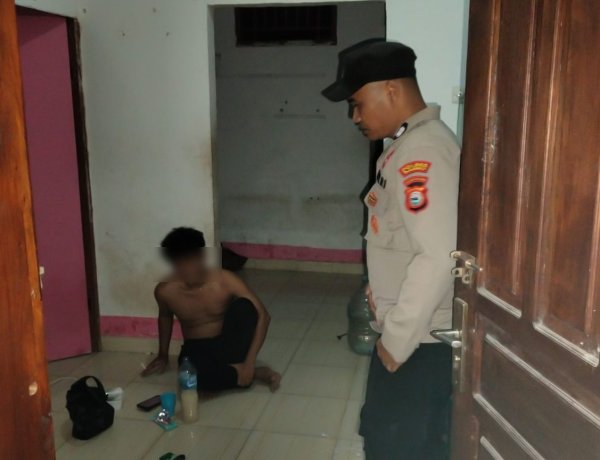 Patroli Polsek Barru Bubarkan Pesta Miras di Jl. H. Lanakka